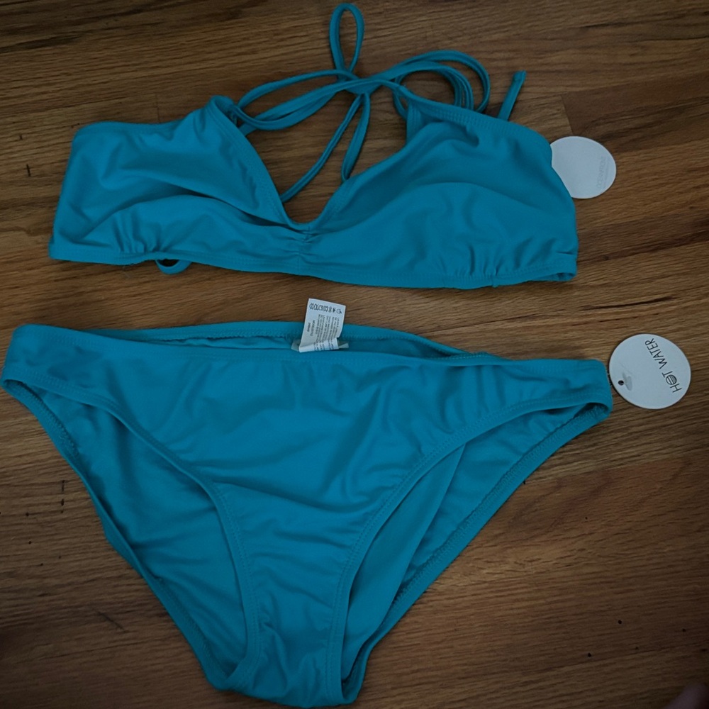 Hot Water Blue Bikini Set